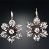 Wedding Travel Accessories Geometric Round Zircon-like Earrings
